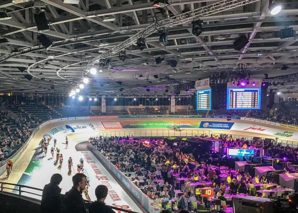 Das Velodrom in Berlin beim Sechstagerennen 2018