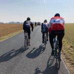Unterwegs beim Schneeglöckchenlauf(-radeln) in Ortrand