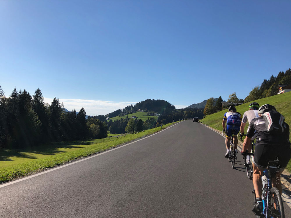 Rennrad Saisonfinale Bodensee: Auf dem Rückweg