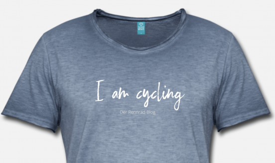 T-Shirt I am cycling from the new Shop